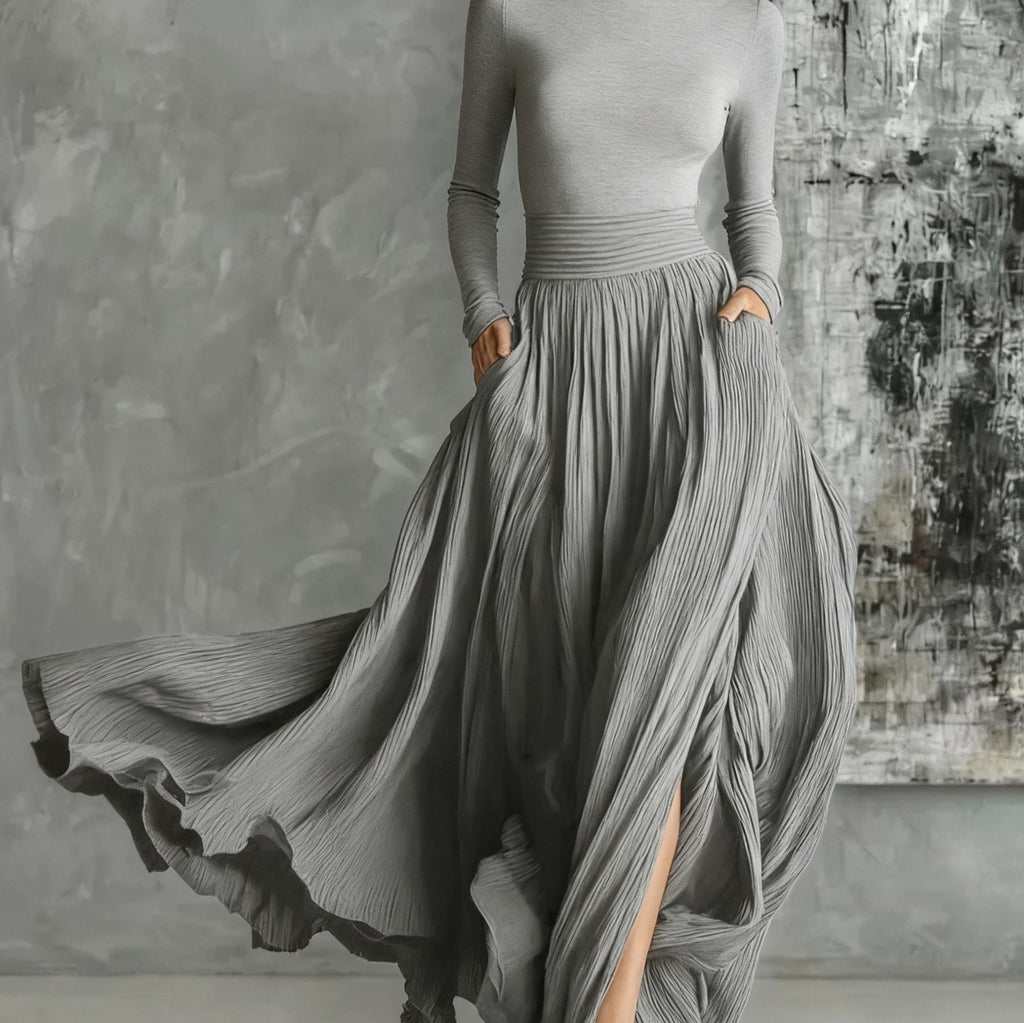 Elegant Retro Light Luxury Slim Fit Gentle Niche Dress Women